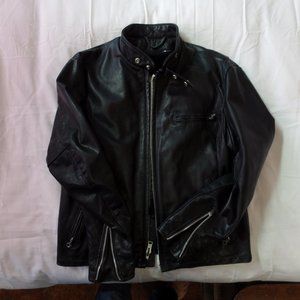 Schott Cafe racer leather jacket